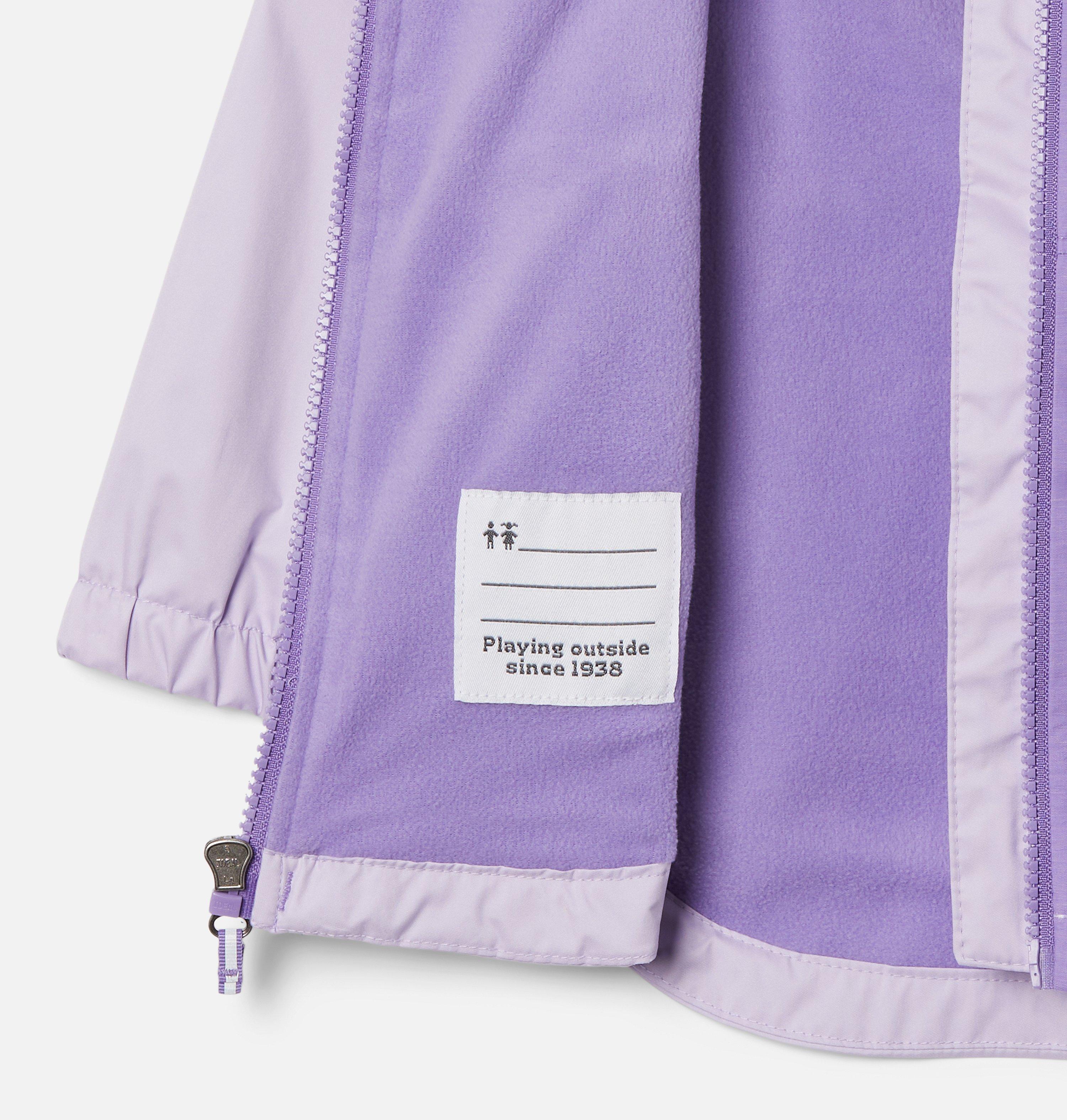 Girls' Toddler Rainy Trails Fleece Lined Jacket 3