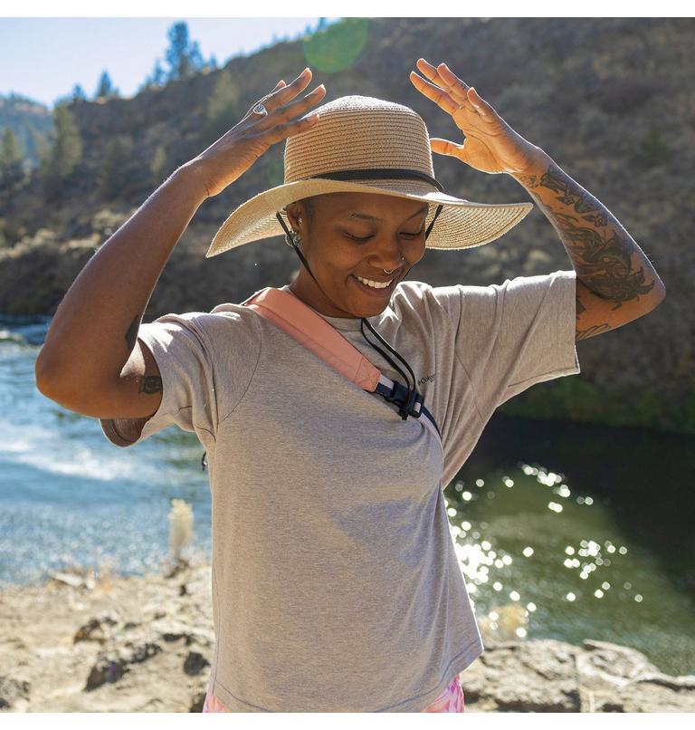 Women's Global Adventure Packable Hat II, Color: Straw, image 6