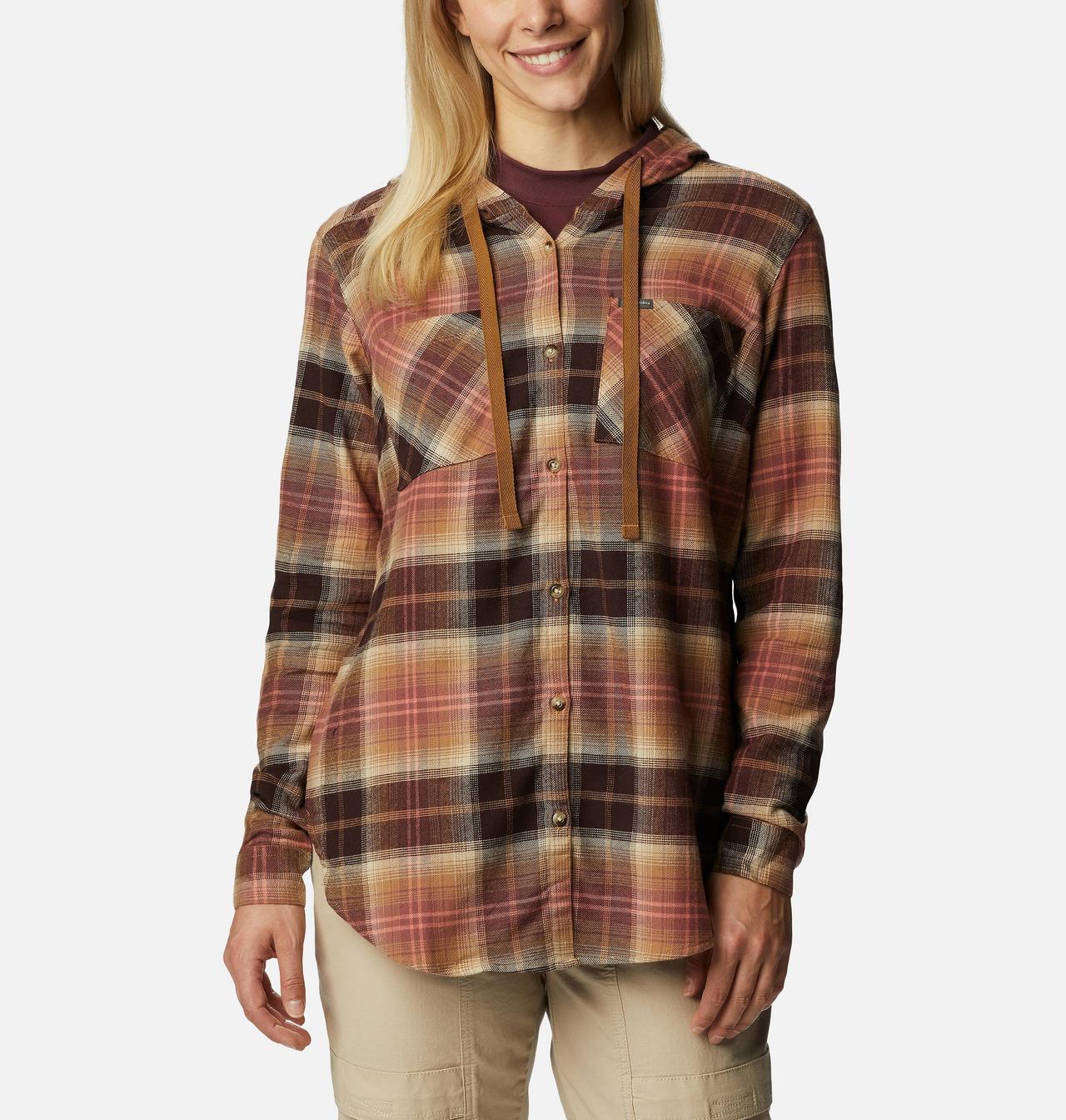 Women's Anytime™ Stretch Hooded Long Sleeve Shirt 1