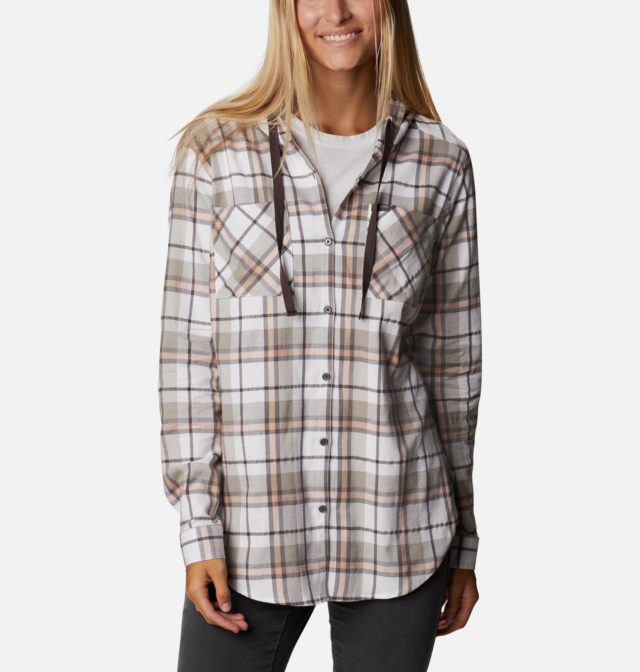 Women's Anytime™ Stretch Hooded Long Sleeve Shirt 1
