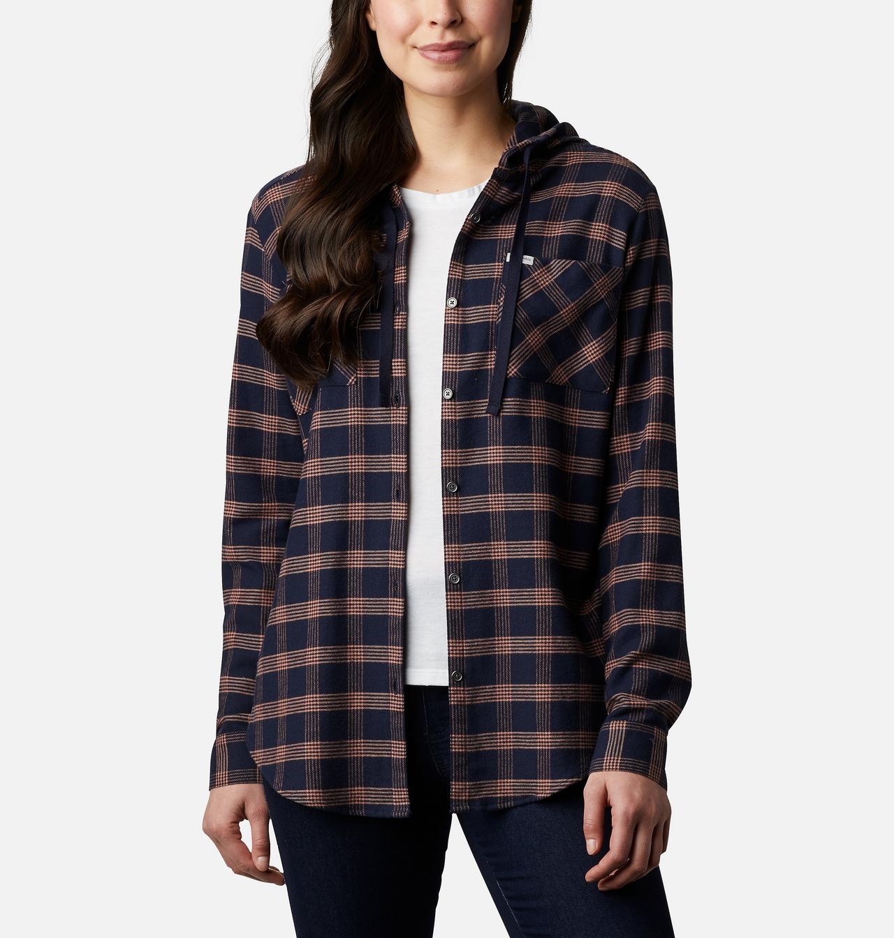 Women's Anytime™ Stretch Hooded Long Sleeve Shirt 1