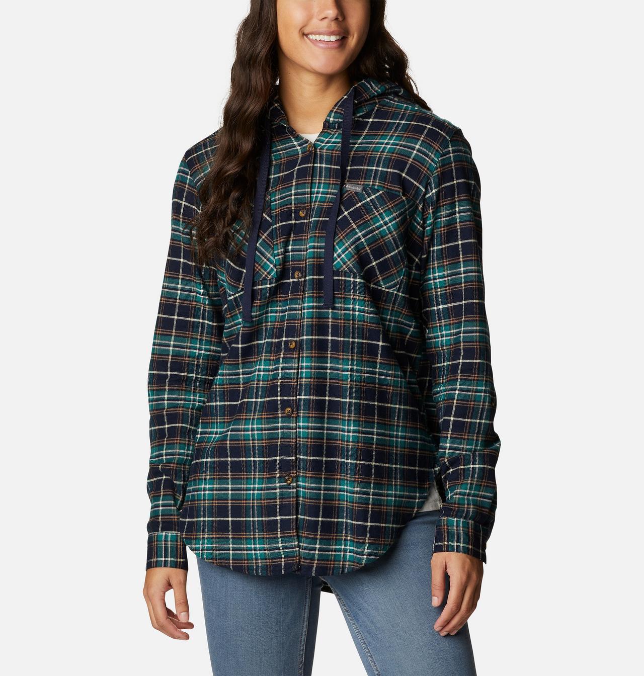 Women's Anytime™ Stretch Hooded Long Sleeve Shirt 1