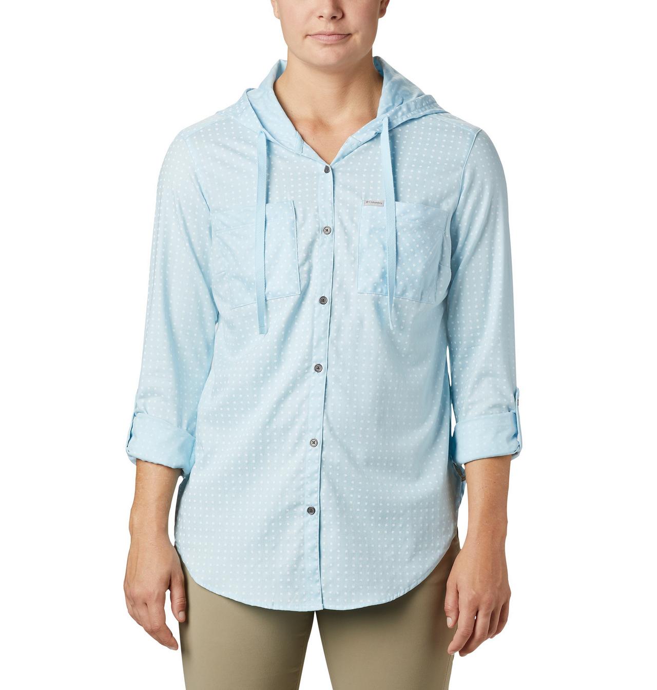 Chemise manches longues extensible à capuchon Anytime™ Stretch pour femme 4