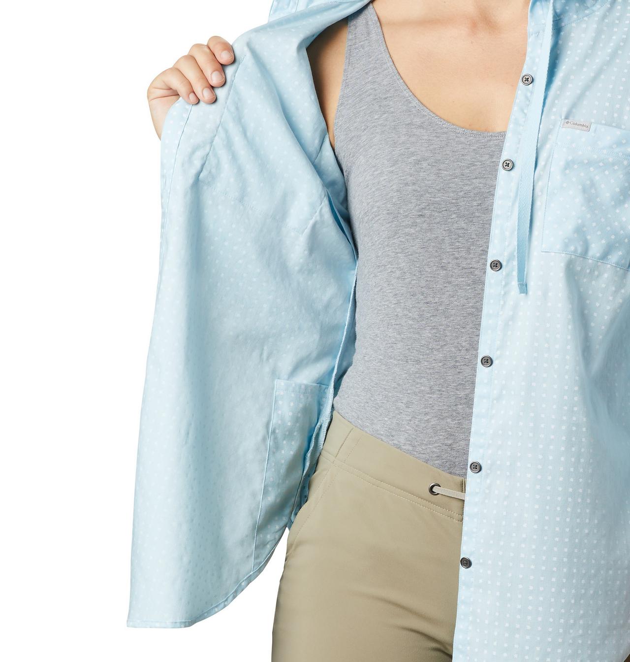 Chemise manches longues extensible à capuchon Anytime™ Stretch pour femme 5