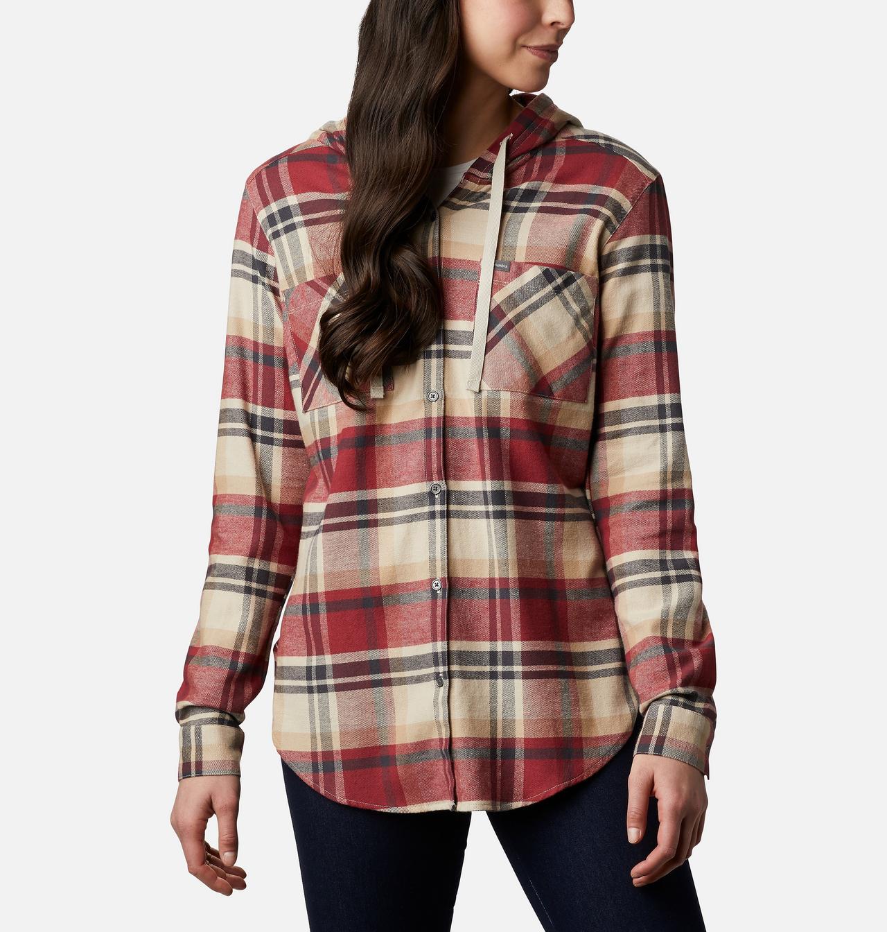 Women's Anytime™ Stretch Hooded Long Sleeve Shirt 1