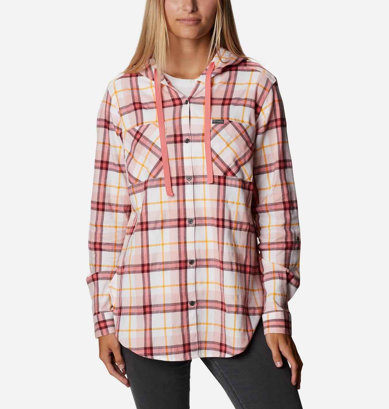 Women's Anytime™ Stretch Hooded Long Sleeve Shirt 1