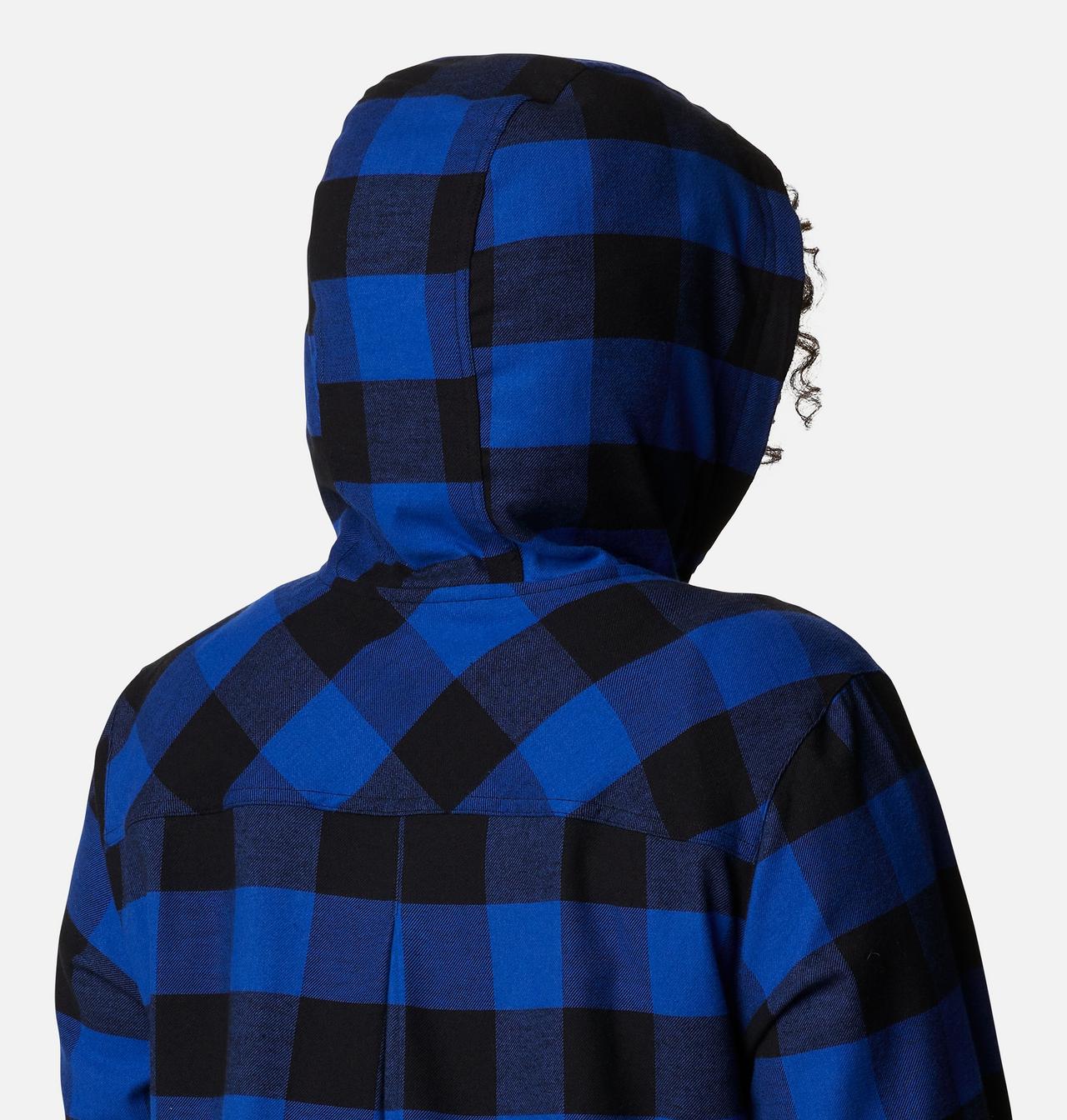 Women's Anytime™ Stretch Hooded Long Sleeve Shirt - Plus Size 6
