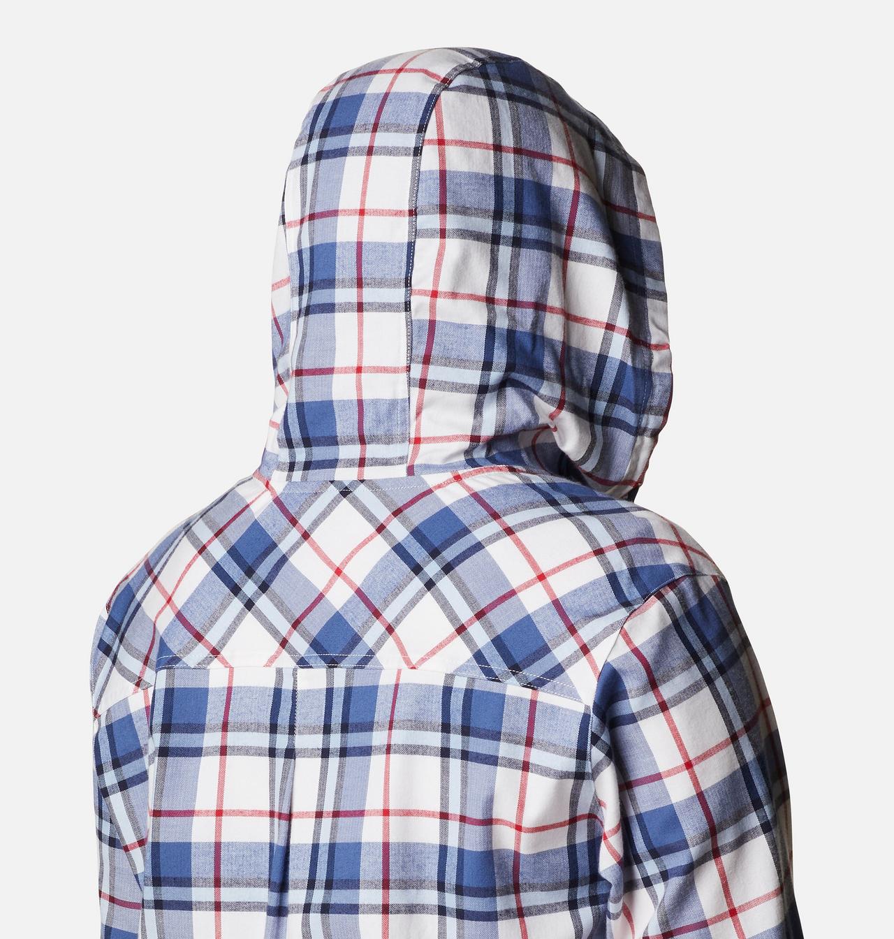 Women's Anytime™ Stretch Hooded Long Sleeve Shirt - Plus Size 6