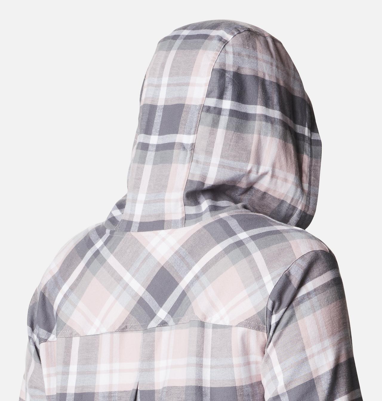 Women's Anytime™ Stretch Hooded Long Sleeve Shirt - Plus Size 6