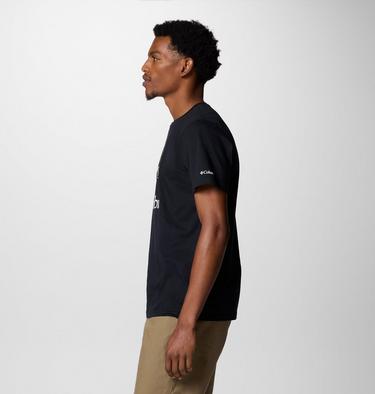 Men's Rapid Ridge Graphic Tee, Color: Black, Heavenly Stacked Gem, image 11