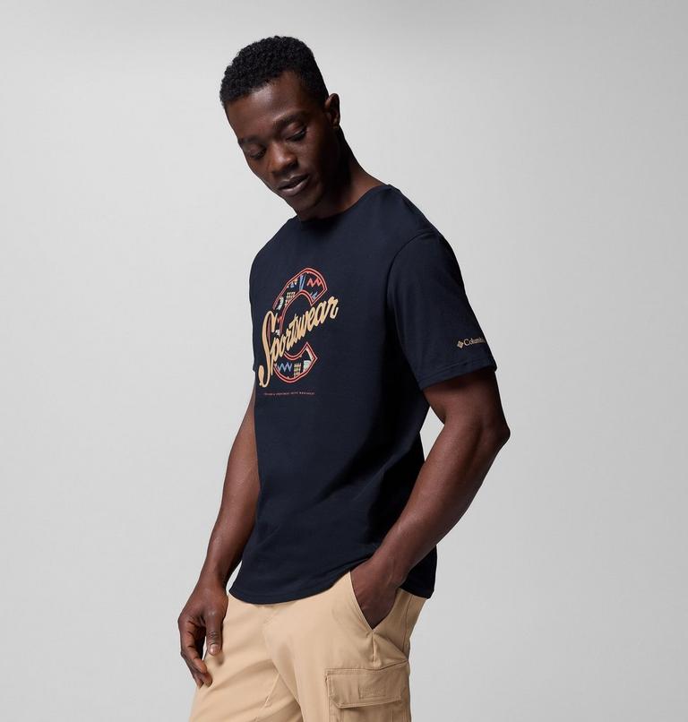 M Rapid Ridge Graphic Tee, Color: Black, C Sportswear Explorer, image 4