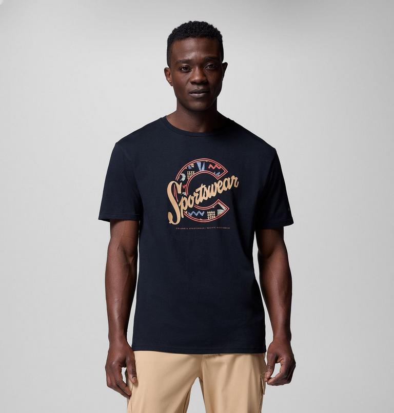 M Rapid Ridge Graphic Tee, Color: Black, C Sportswear Explorer, image 1