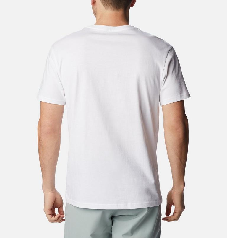 Men's Rapid Ridge Graphic T-Shirt, Color: White, CSC Stacked Floral Graphic, image 2