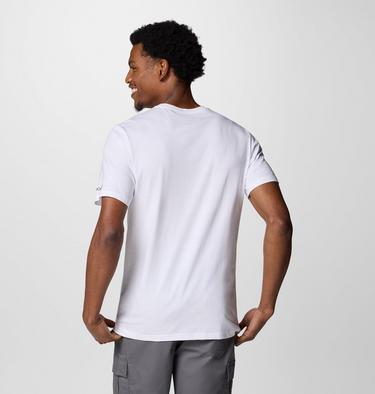 Men's Rapid Ridge Graphic T-Shirt, Color: White, Heavenly Stacked Gem, image 4