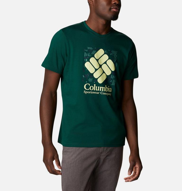 Men's Rapid Ridge Graphic T-Shirt, Color: Hurricane Frondtastic, image 5