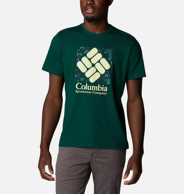 Men's Rapid Ridge Graphic T-Shirt, Color: Hurricane Frondtastic, image 1