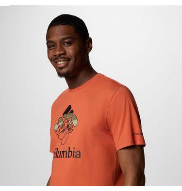 Men's Rapid Ridge Graphic Tee, Color: Tuscan, Heavenly Stacked Gem, image 16