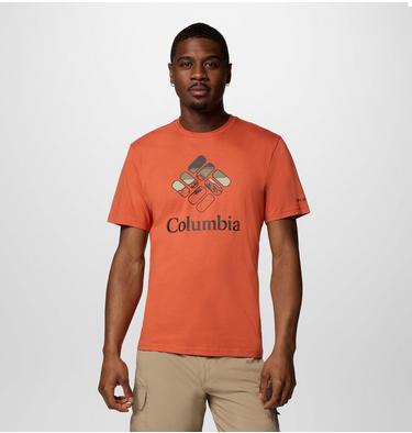 Men's Rapid Ridge Graphic Tee, Color: Tuscan, Heavenly Stacked Gem, image 13