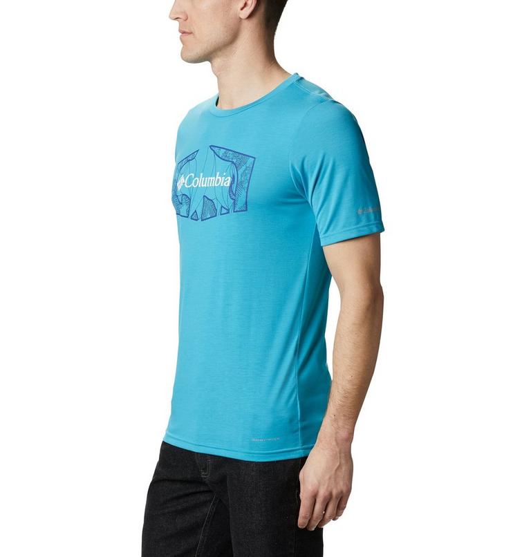 Terra Vale II SS Tee | 450 | XXL, Color: Clear Water Roam Hex, image 3