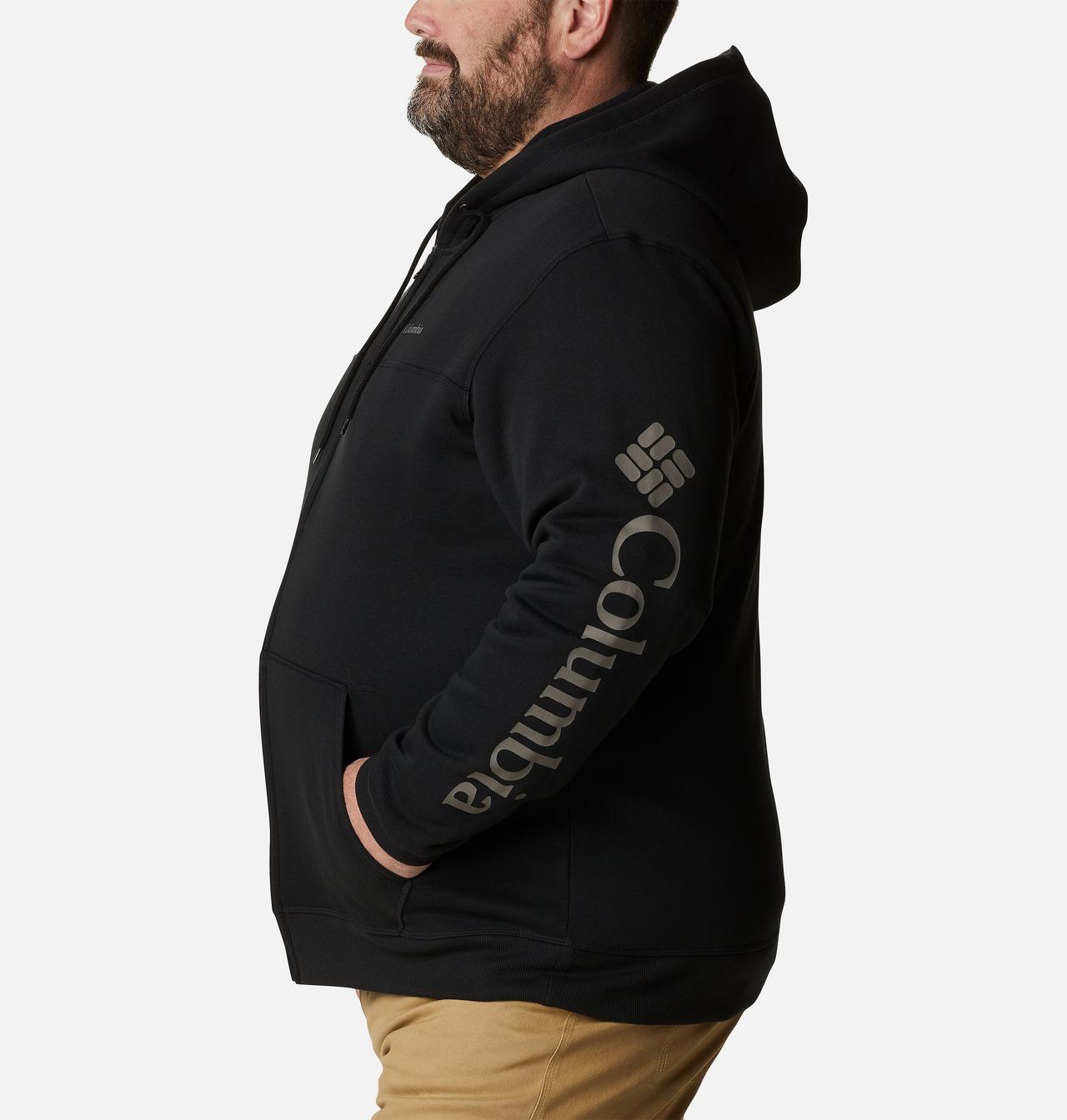 Men's Columbia™ Logo Full Zip Fleece Hoodie - Big 3