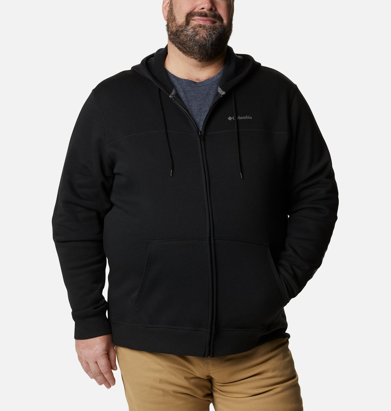 Men's Columbia™ Logo Full Zip Fleece Hoodie - Big 6