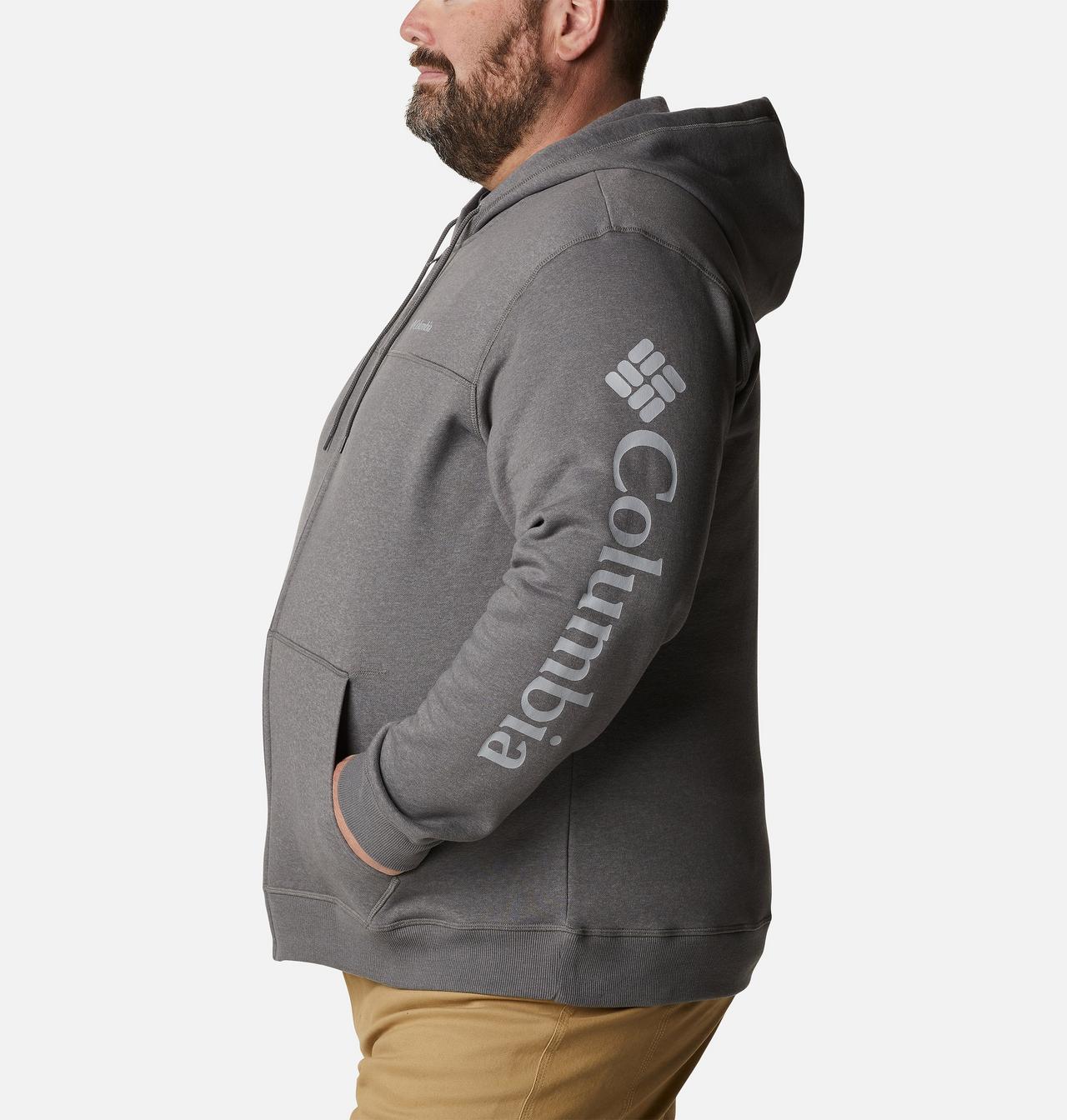 Men's Columbia™ Logo Full Zip Fleece Hoodie - Big 3