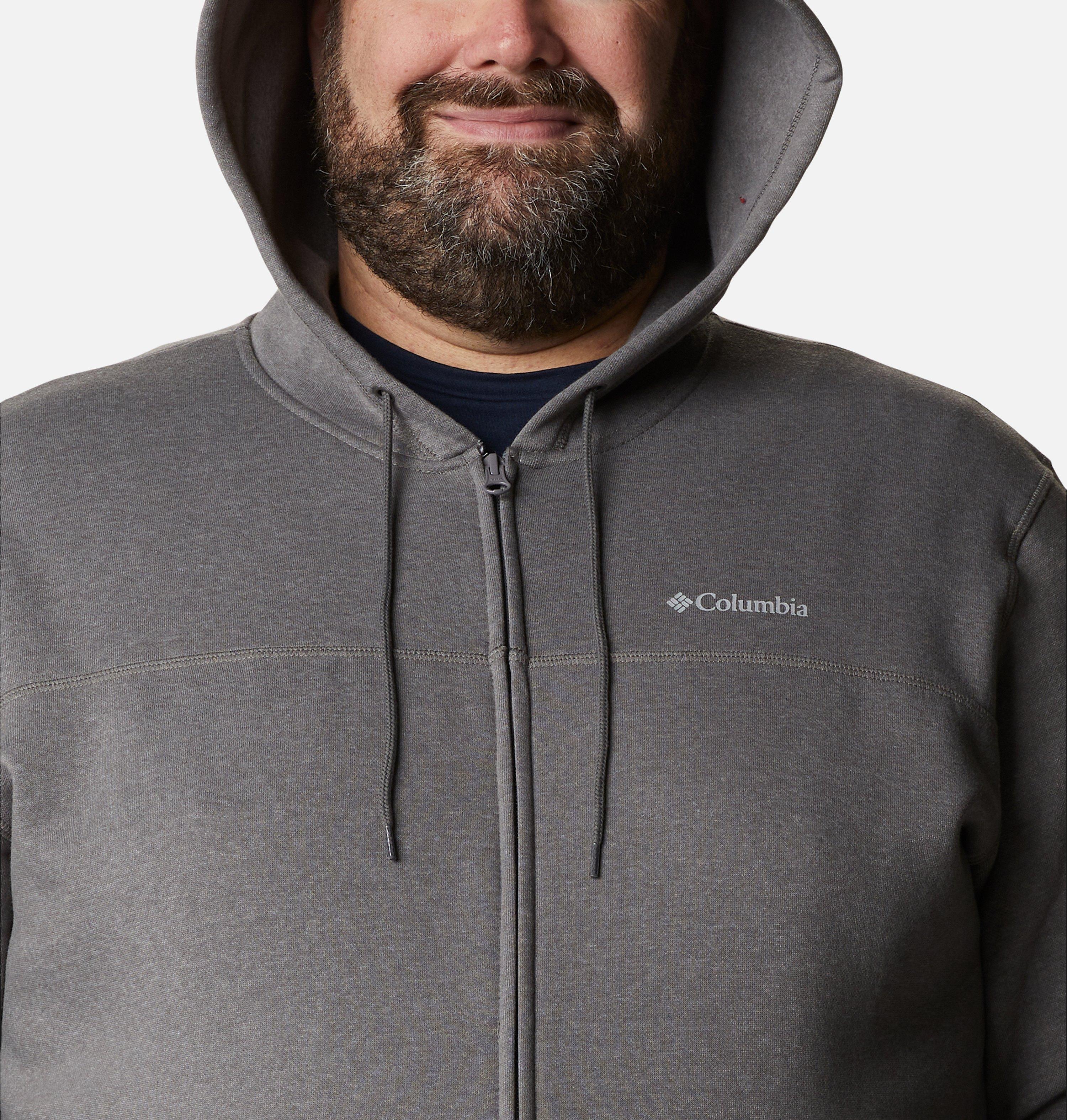 Men's Columbia™ Logo Full Zip Fleece Hoodie - Big 4