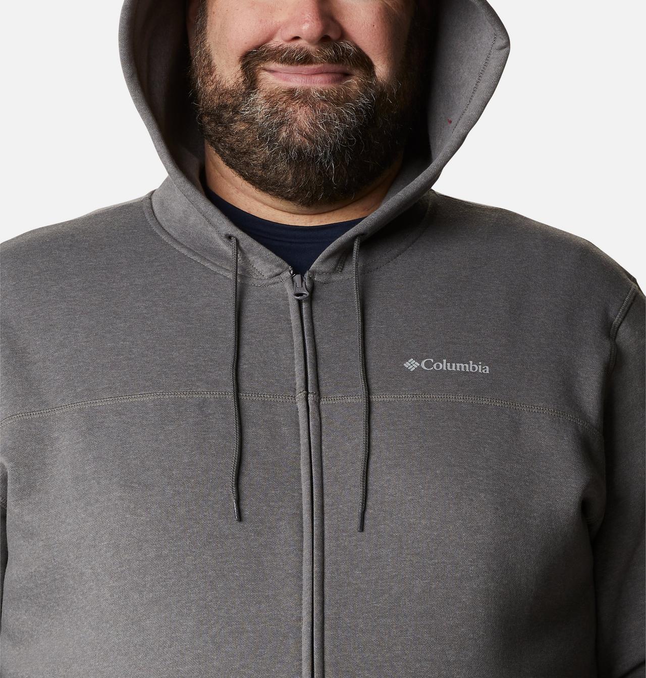 Men's Columbia™ Logo Full Zip Fleece Hoodie - Big 4