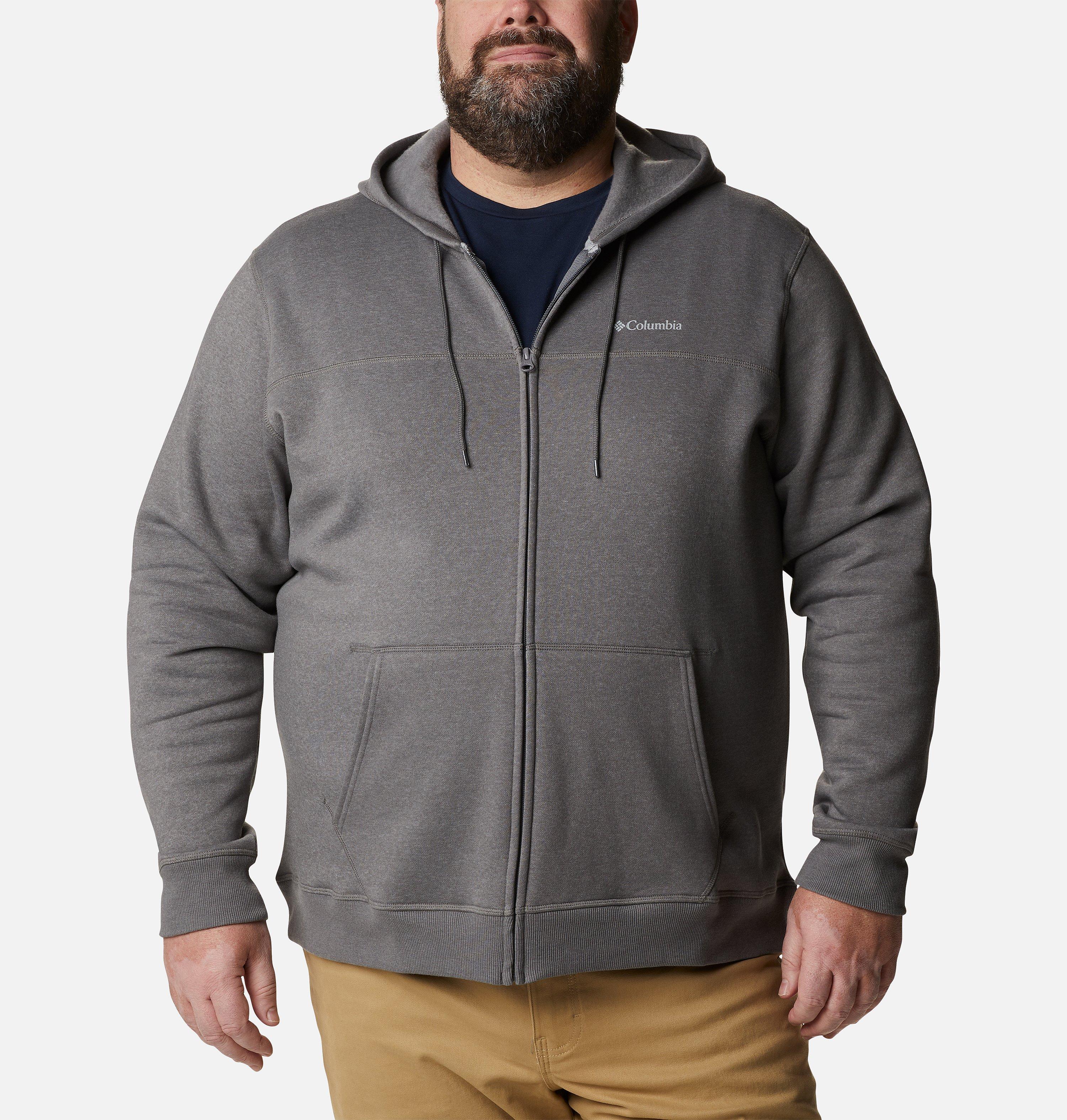 Men's Columbia™ Logo Full Zip Fleece Hoodie - Big 6