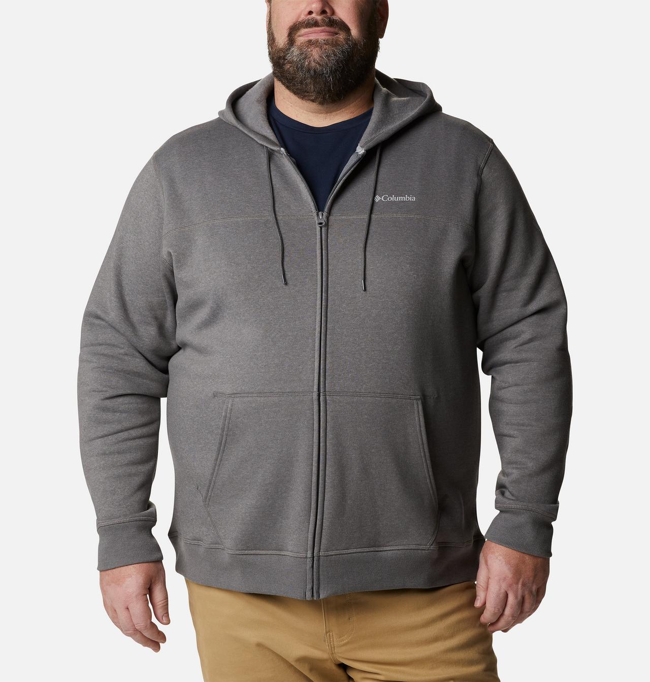 Men's Columbia™ Logo Full Zip Fleece Hoodie - Big 6