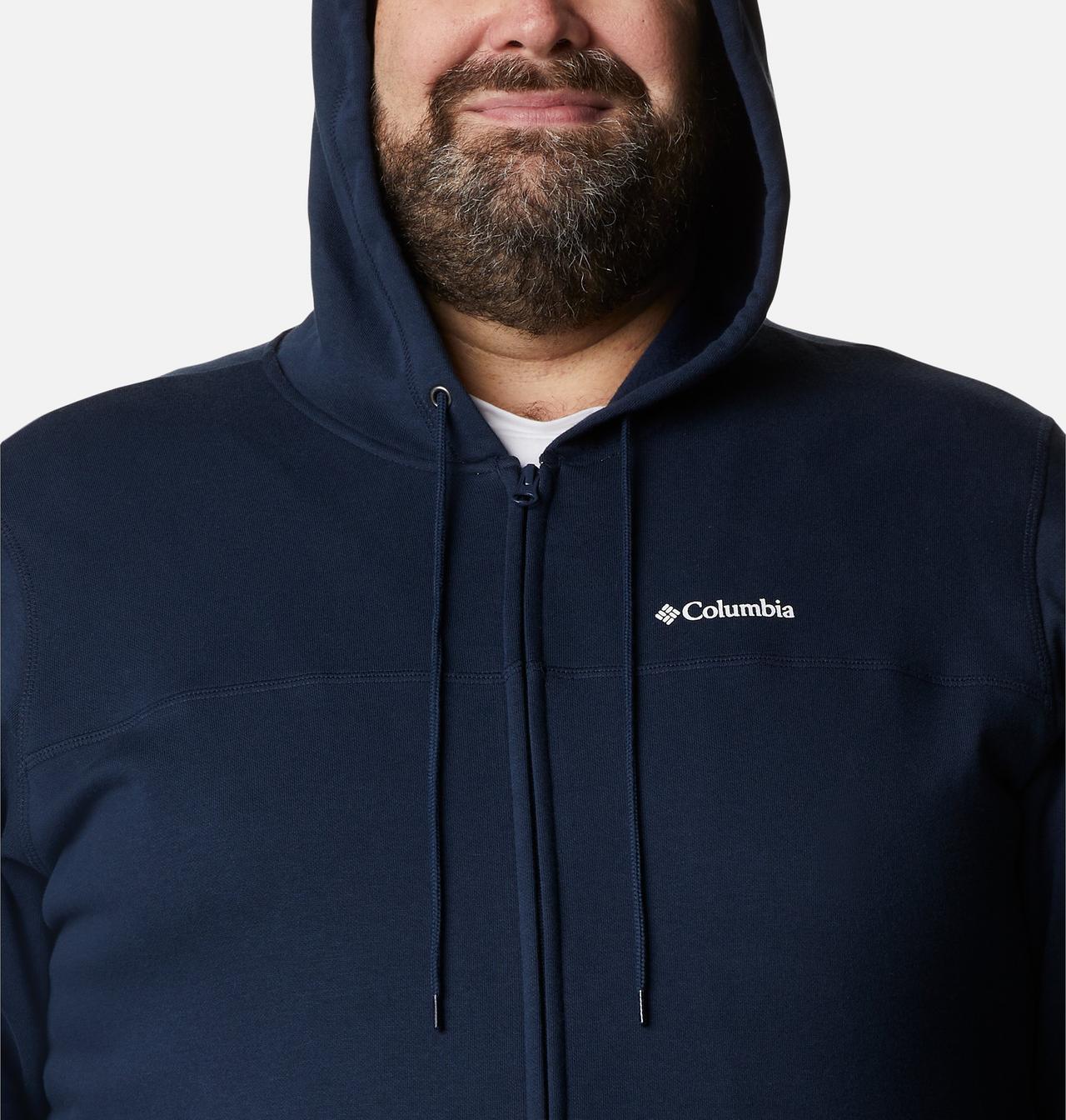 Men's Columbia™ Logo Full Zip Fleece Hoodie - Big 4