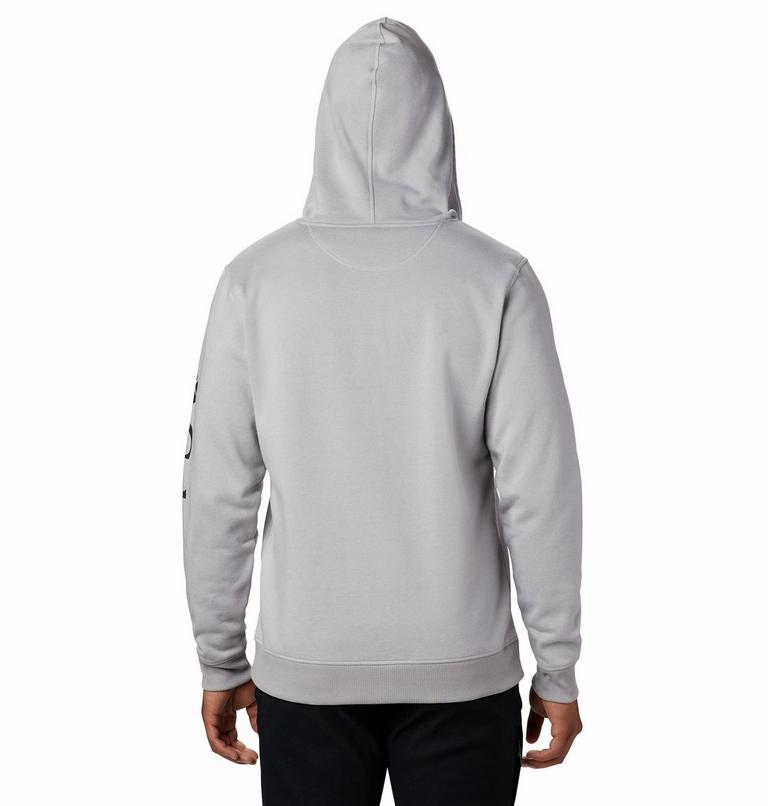 M Columbia Logo Fleece FZ | 039 | XXL, Color: Columbia Grey Heather, Collegiate Navy, image 2