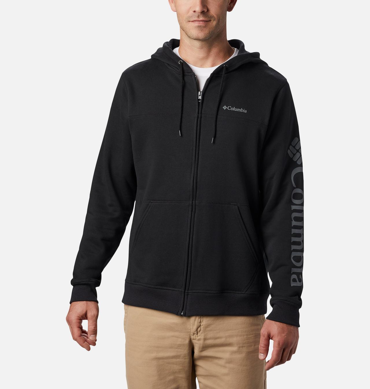 Men's Columbia™ Logo Full Zip Fleece Hoodie - Tall 1