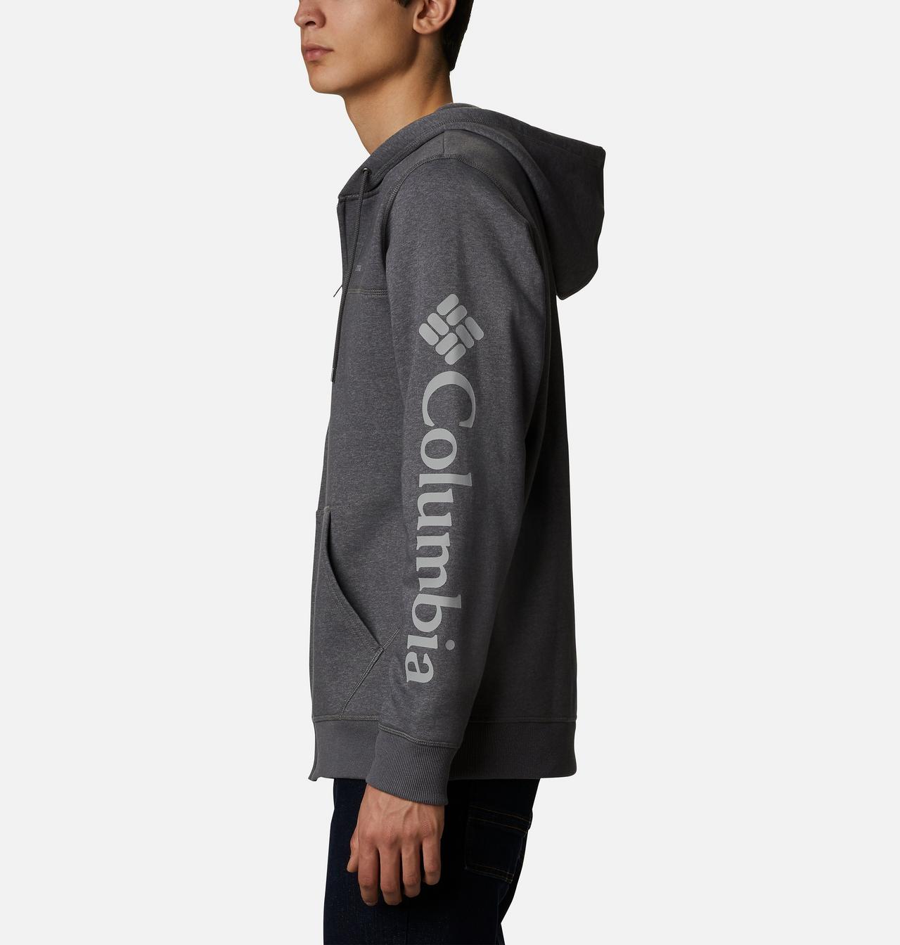 Men's Columbia™ Logo Full Zip Fleece Hoodie - Tall 3