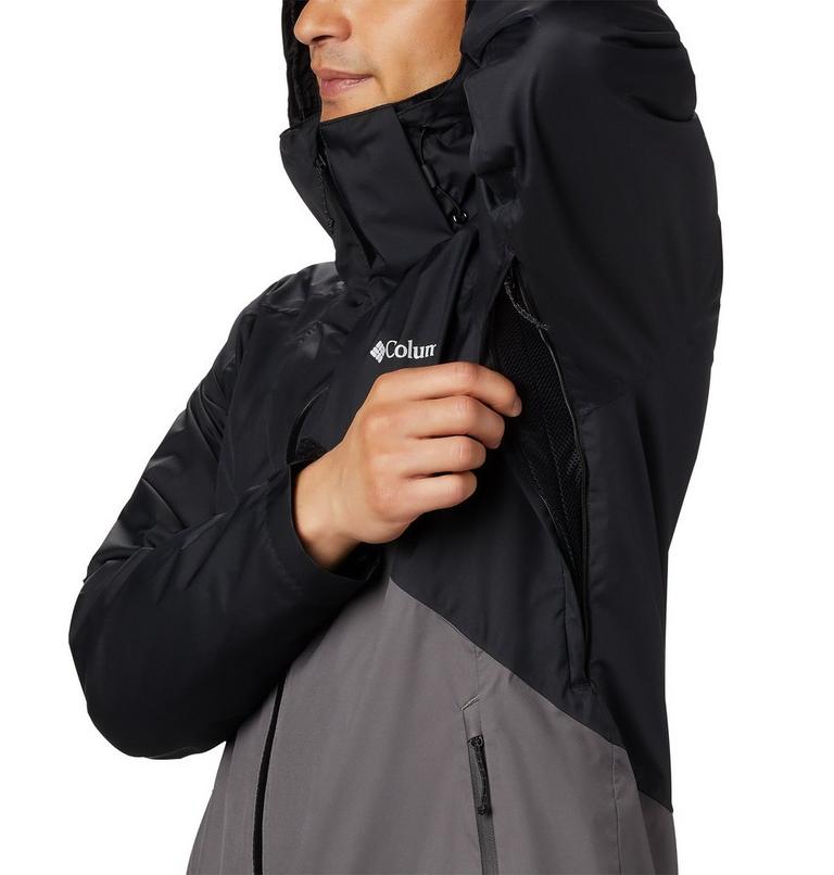 Men's Rain Scape Jacket, Color: Black, City Grey, image 6