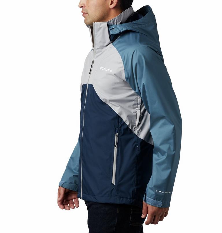 Rain Scape Jacket | 039 | M, Color: Columbia Grey, Mountain, Collegiate Navy, image 3