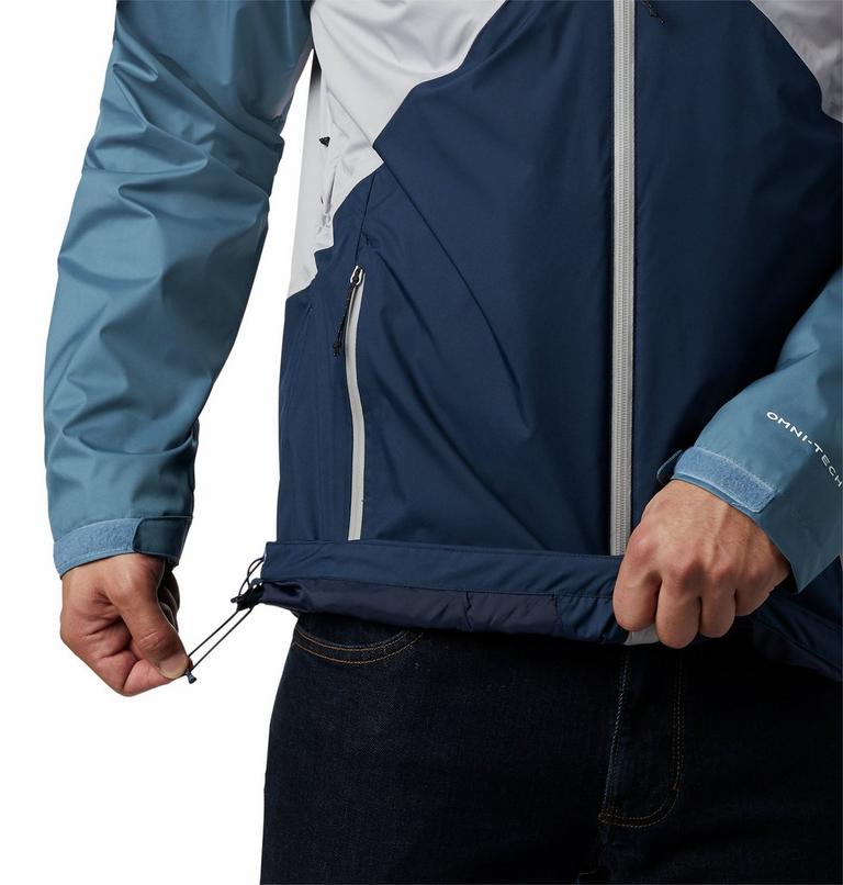 Rain Scape Jacket | 039 | M, Color: Columbia Grey, Mountain, Collegiate Navy, image 7