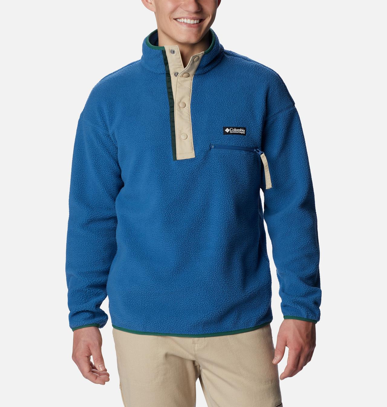 Chandail en polaire avec demi-patte pressionnée Helvetia™ pour homme 1