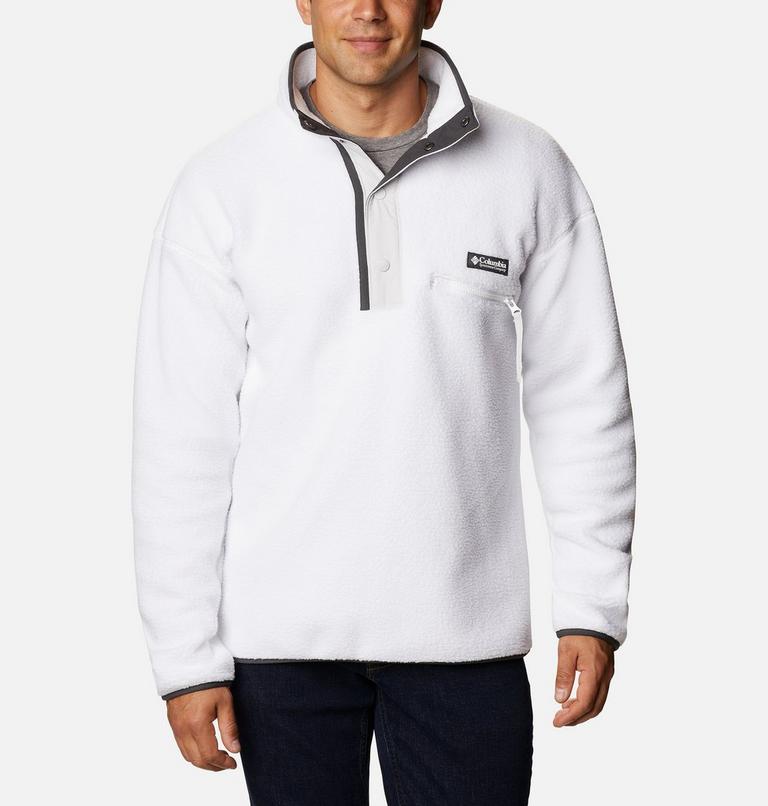 Men's Helvetia Streetwear Fleece, Color: White, Nimbus Grey, image 1