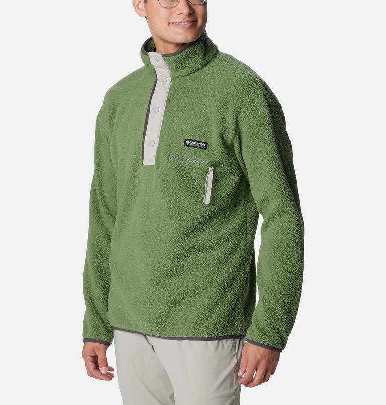 Men's Helvetia Streetwear Fleece, Color: Canteen, Flint Grey, Shark, image 5