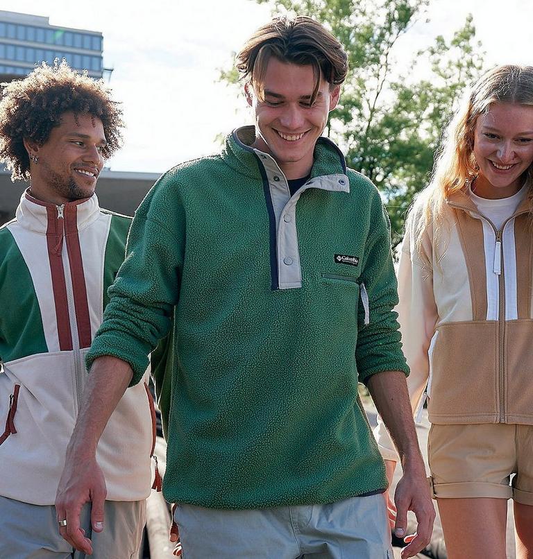 Men's Helvetia Streetwear Fleece, Color: Canteen, Flint Grey, Shark, image 6