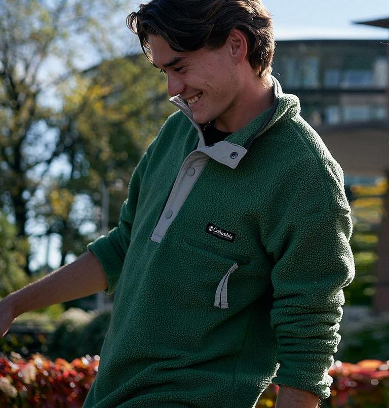 Men's Helvetia Streetwear Fleece, Color: Canteen, Flint Grey, Shark, image 7