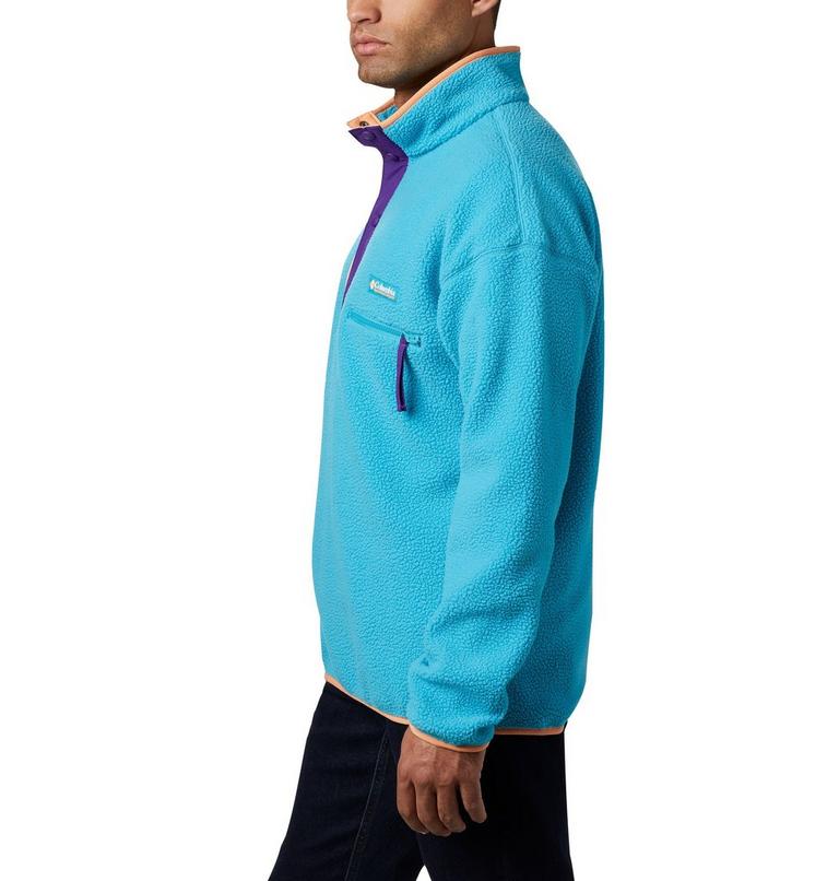 Men's Helvetia Streetwear Fleece, Color: Clear Water, image 3