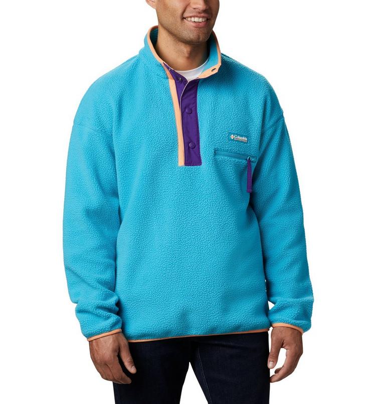 Men's Helvetia Streetwear Fleece, Color: Clear Water, image 1