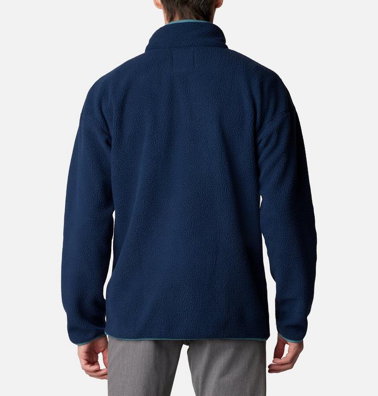 Men's Helvetia Streetwear Fleece, Color: Collegiate Navy, Spray, Cloudburst, image 2