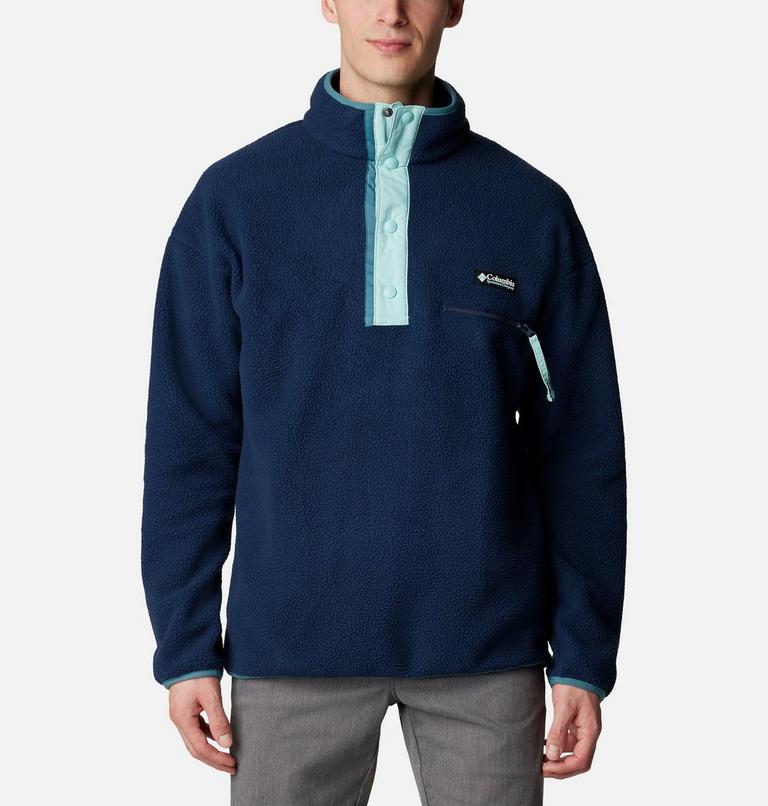 Men's Helvetia Streetwear Fleece, Color: Collegiate Navy, Spray, Cloudburst, image 1