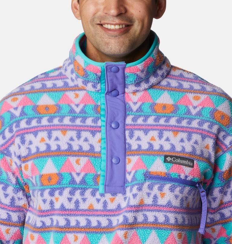 Helvetia Half Snap Fleece | 547 | XL, Color: Purple Lotus Camp Blanket, image 4