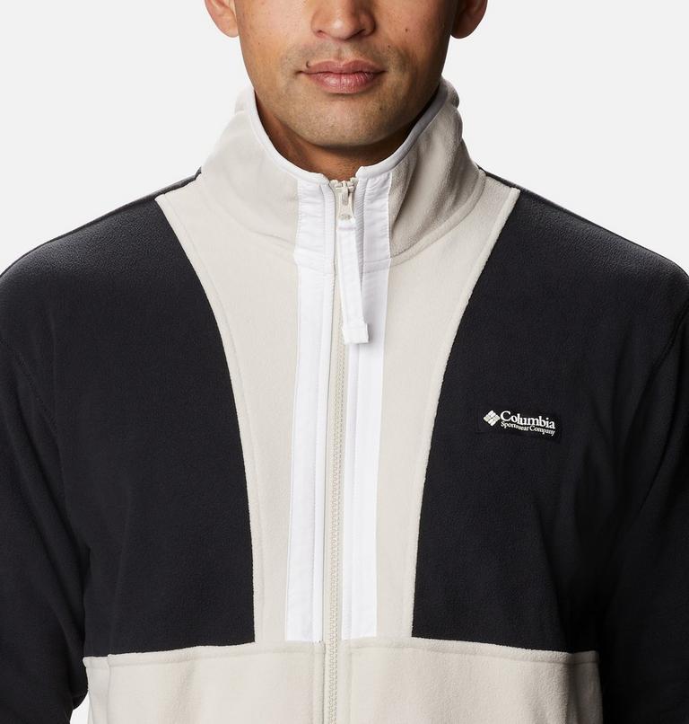 Men's Back Bowl Fleece Lightweight, Color: Black, Dark Stone, White, image 4