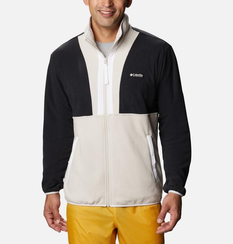 Men's Back Bowl Fleece Lightweight, Color: Black, Dark Stone, White, image 1