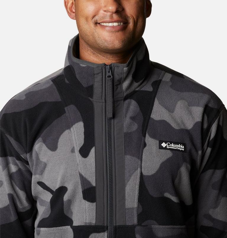 Men's Back Bowl Fleece Lightweight, Color: Black Mod Camo, Shark, image 4